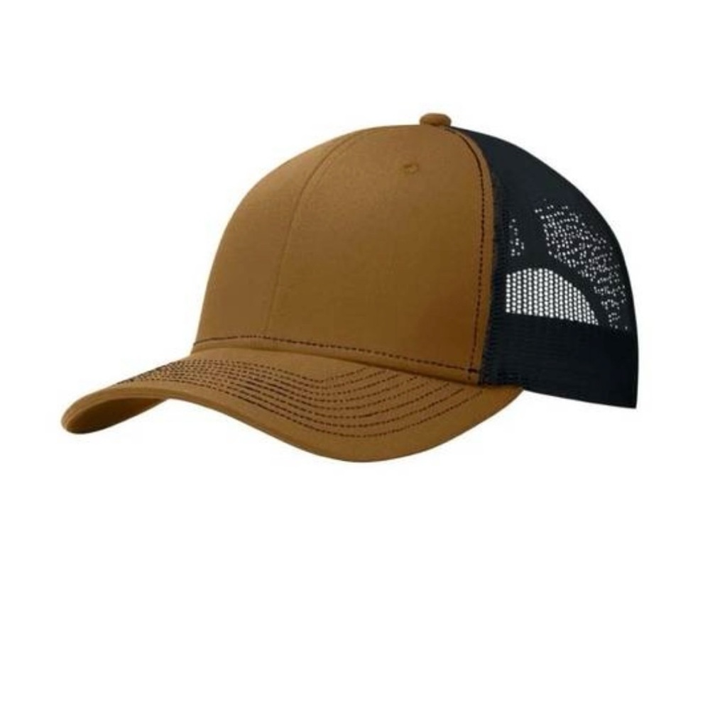 Port Authority C402 Cotton Snapback Trucker Cap New
